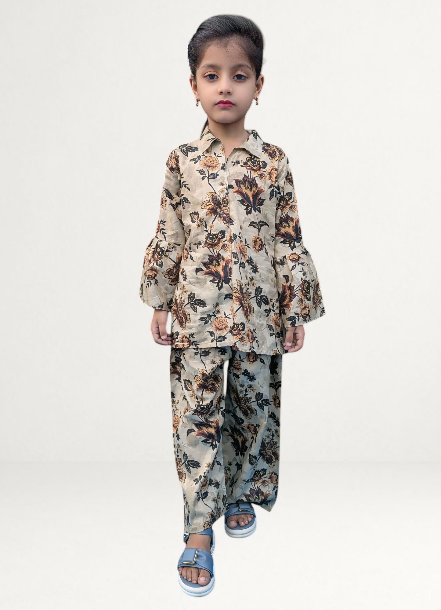 Kid's Stitched Printed Lawn 2PC