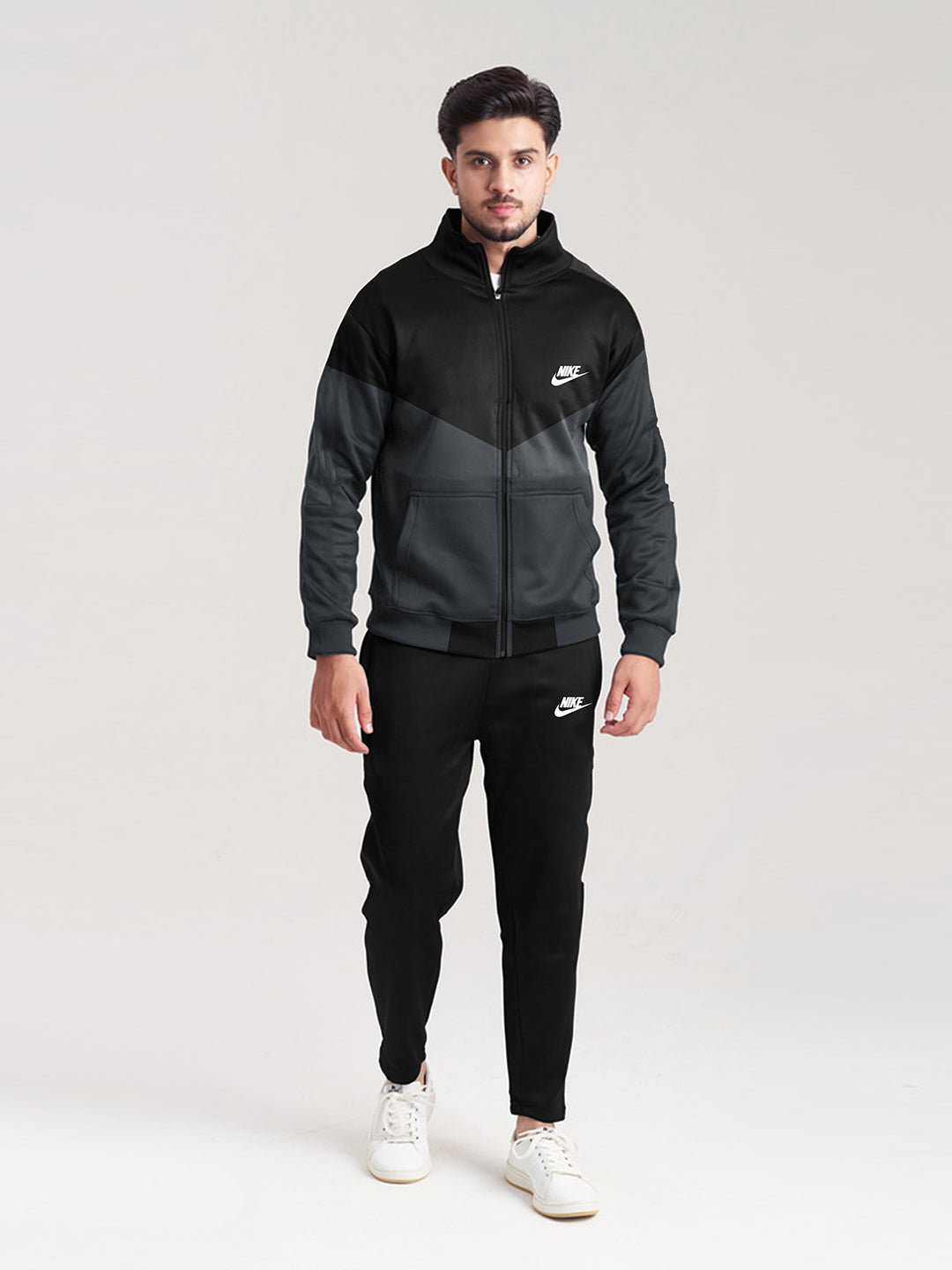 Mens Heavy PF Black/Charcoal Twinset/Tracksuit