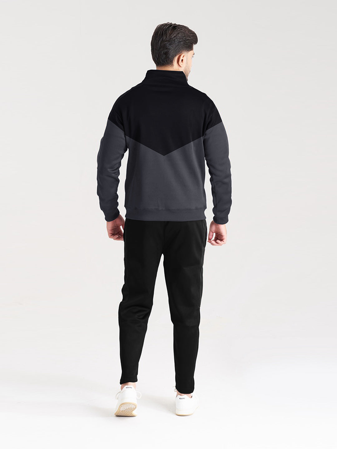 Mens Heavy PF Black/Charcoal Twinset/Tracksuit