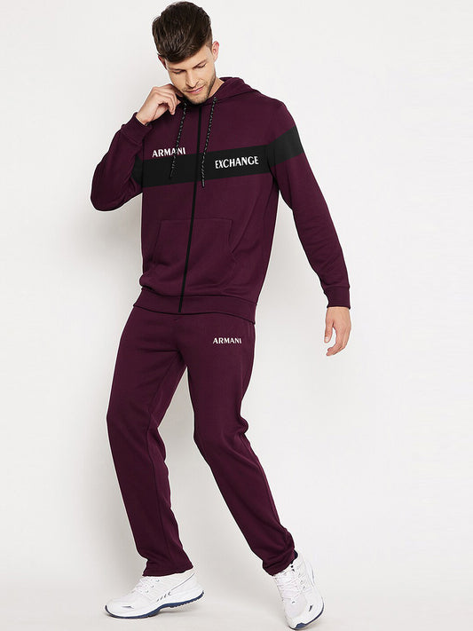 Mens Heavy PF Maroon Twinset/Tracksuit