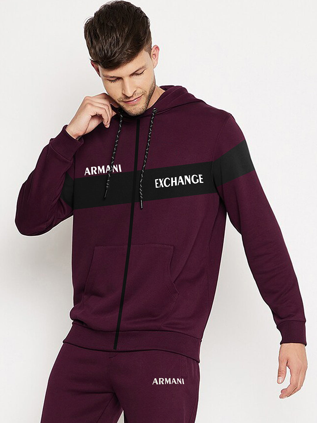 Mens Heavy PF Maroon Twinset/Tracksuit