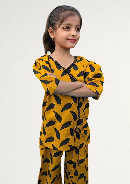 Kid's Stitched Printed Lawn 2PC