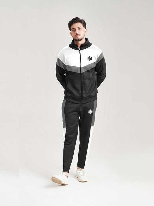 Mens Heavy PF White/Black Twinset/Tracksuit